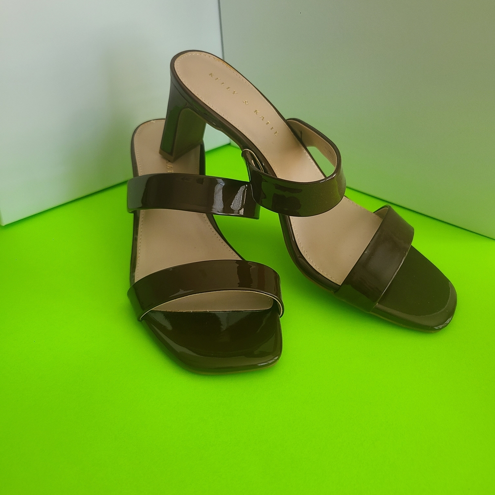 Elegant Brown Heeled Sandals